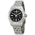 Breitling Galactic 41 Black Dial Men's Watch A49350L2-BA07SS A49350L2-BA07-366A