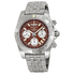 Breitling Chronomat 41 Brown Dial Stainless Steel Men's Watch AB014012-Q583-378A