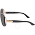 Ferragamo Grey Gradient Round Sunglasses SF719S 001 52 SF719S 001 52