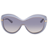 Ferragamo Ferragamo Grey Shield Ladies Sunglasses SF759S45656 SF759S45656