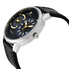 Brooklyn Watch Co. Brooklyn Willoughby Dual Time Swiss Quartz Black Dial Men's Watch 102-M1221