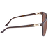 Ferragamo Brown Geometric Ladies Sunglasses SF751SK21460