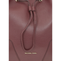 Michael Kors Pebbled Leather Bucket Bag- Oxblood 30F8G0CM2T-610