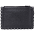 Michael Kors Medium Scallop Leather Zip Pouch- Black 32T8SF9P6I-001