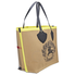 Burberry Giant Tote in Knitted Archive Crest- Black/Iris Yellow 8006521