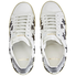 Saint Laurent Men's Low Top Lace-up Sneakers in White and Multi 421572 0MP20 9084
