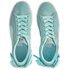 Puma Ladies Turquoise Basket Suede Bow Sneakers 36731703 ISLAND PARADISE