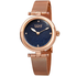 Burgi Blue Dial Ladies Watch BUR231RGBU