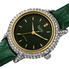 Burgi Quartz Diamond Green Dial Ladies Watch BUR249GN