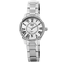 Burgi Stainless Steel Silver-Tone Diamond Dial Ladies Watch BUR090SS