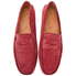 Tod's Men's Cardinal Gommini Moccassin Driver Shoes XXM0EO00010RE0R012