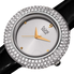 Burgi Ladies Diamond Swarovski Crystal Sparkling Dial Leather Strap Watch BUR199SSBK