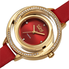 Burgi Quartz Diamond Red Dial Ladies Watch BUR261RD