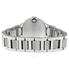 Cartier Ballon Bleu Silver Diamond Dial Ladies Watch WE902073