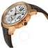 Cartier Calibre De  Silver Dial Mechanical Men's Watch W7100009