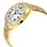 Cartier Cle Silvered Flinque Dial 18kt Yellow Gold Men's Watch WGCL0003