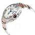 Cartier Ballon Bleu Silvered Guilloche Dial Men's Watch W6920075