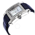 Chopard Happy Sport Square Mother of Pearl Dial Blue Leather Ladies Watch 28/8448-2001