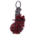 Bottega Veneta Ladies Keycase Red Keys Keyring Pompom 531972 VBLO0 6442