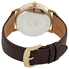 Citizen Eco-Drive Ivory Dial Brown Leather Men's Watch BM7193-07B