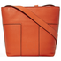 Tory Burch Block-T Pebbled Leather Tote- Spicy Orange 44700-801