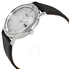 Citizen Eco-Drive Silver Dial Stainless Steel Black Leather Men's Watch BM7190-05A