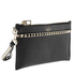 Valentino Ladies Leather Roseau Black Long Zip Pouch P0R12 KTQ 0NO