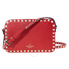 Valentino Small Rockstud Crossbody Bag- Red RW2B0148BOL-0RO