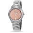 Ebel Wave Grande Pink Galvanic Diamond Dial Ladies Watch 1216303