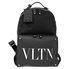 Valentino Men's Backpack . Black/White Backpack Nylon Logo B0340 YJM 0NI