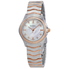 Ebel Wave White Mother Of Pearl Ladies Two Tone Watch 1216325