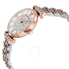 Emporio Armani Armani White Crystal Pave Dial Two-tone Ladies Watch AR1926