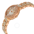 Fossil Virginia Rose Dial Rose Gold-tone and Horn Acetate Ladies Watch ES3716