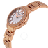 Fossil Virginia Silver Dial Rose Gold-tone Ladies Watch ES3284