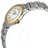 Frederique Constant Carree Mother of Pearl Diamond Two-tone Ladies Watch 220WAD2ER3B FC-220WAD2ER3B