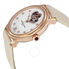 Frederique Constant World Heart Federation Automatic White Dial White Leather Ladies Watch FC-310DHB3P4
