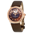 Frederique Constant Brown Dial Diamond Automatic Ladies Watch 310CSQ2PD4 FC-310CSQ2PD4