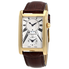 Frederique Constant Carree Silver Dual Time Dial Men's Watch FC-205MS4C25