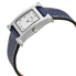 Hermes H Hour Ladies Blue Grained Leather Watch 039422WW00