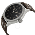 Hamilton Khaki Pioneer Black Dial Leather Men's Watch H60515533
