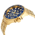 Invicta Pro Diver Blue Dial Yellow Gold-tone Men's Watch 27983