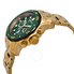 Invicta Pro Diver Chronograph Green Dial 18kt Gold-plated Men's Watch 80072