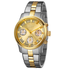 JBW Alessandra Gold-tone Diamond Chronograph Dial Two-tone Steel Bracelet Ladies Watch JB-6217-C