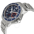Longines Hydro Conquest Blue and Orange Dial Blue Bezel Stainless Steel Men's Watch L36964036 L3.696.4.03.6
