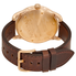 Nixon C45 Brown Leather Rose Gold-Tone Men's Watch A4651890