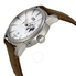 Oris Artelier GMT Automatic Silver White Dial Brown Leather Men's Watch 690-7690-4081LS 01 690 7690 4081-07 1 22 73FC