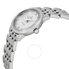 Omega DeVille Prestige Silver Diamond Dial Stainless Steel Ladies Watch 42415246052001