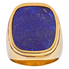 Celine Ladies Jewelry Rings Dark Blue Stone Ring Size 50 46M116SSL.07BF.50