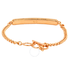 Swarovski Locket Bracelet Pink Rose Gold Plating Bracelet- Size Medium 5390255