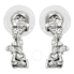 Swarovski Rhodium-Plated Hoop Earrings 5390189